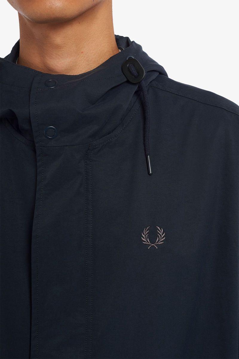 Navy Fred Perry Shell Parka Men's Jackets | PH 1240BEXC